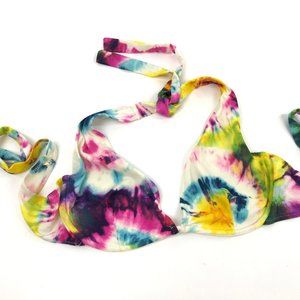 Ritchie Swimwear Tie Dye Swim Bikini Top C-cup